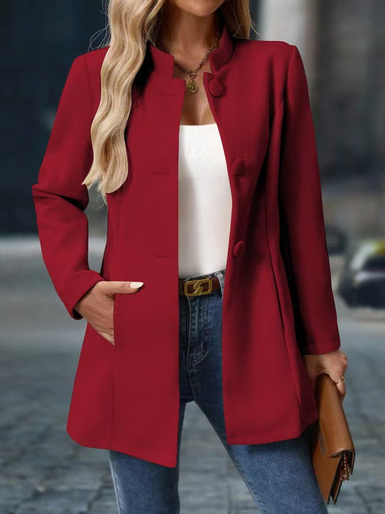 Damen Elegante und moderne Wollmantel