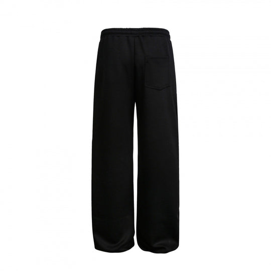 Damen Weite High‑Waist Relax-Sweat-Hose mit Kordelbund und dekorativen Schrittnahtlinien Shop Nory
