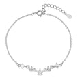 Damen Armband mit elegantem Geweihdesign und funkelnden Zirkonia Shop Nory