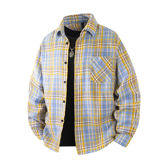 Herren Lässige Karierte Flanellhemden Shop Nory