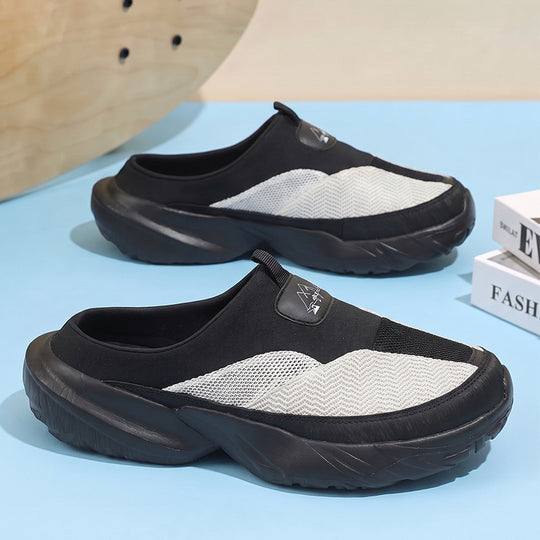 Unisex Slip-On Clog-Sneaker mit dicker Profilsohle und atmungsaktivem Mesh-Oberschuh Shop Nory