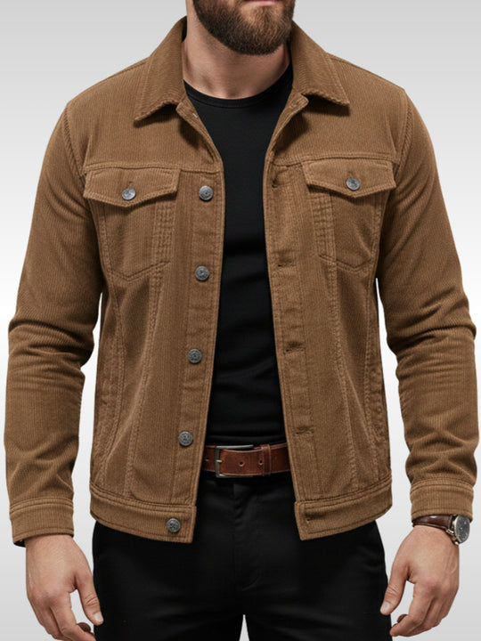 Herren Cordjacke mit Taschen