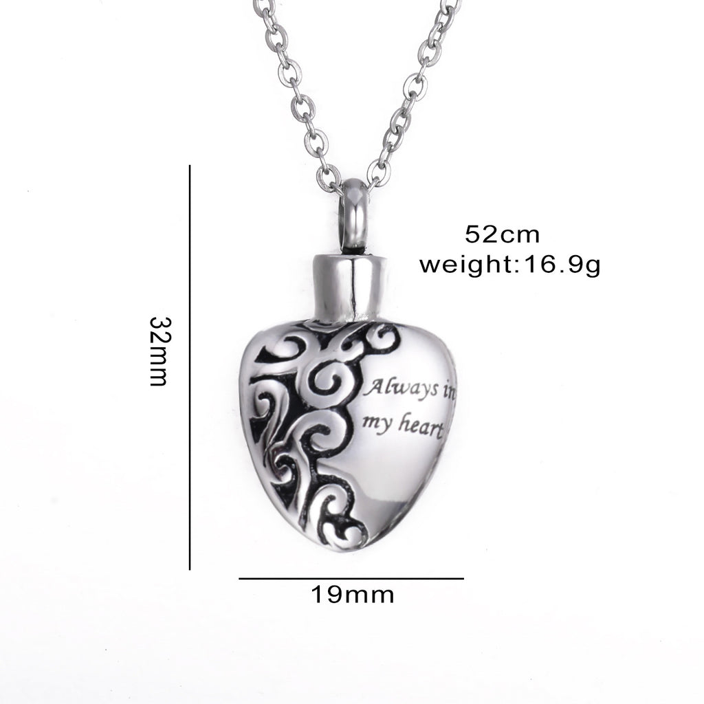 Damen Herzanhänger mit filigranem Design und persönlicher Gravur Shop Nory