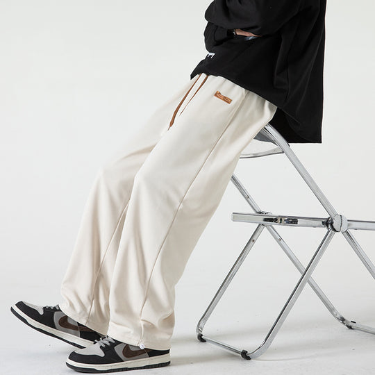 Herren Lounge-Jogginghose im Oversize-Straßenstil mit extra weitem Bein und Kordelzug Shop Nory
