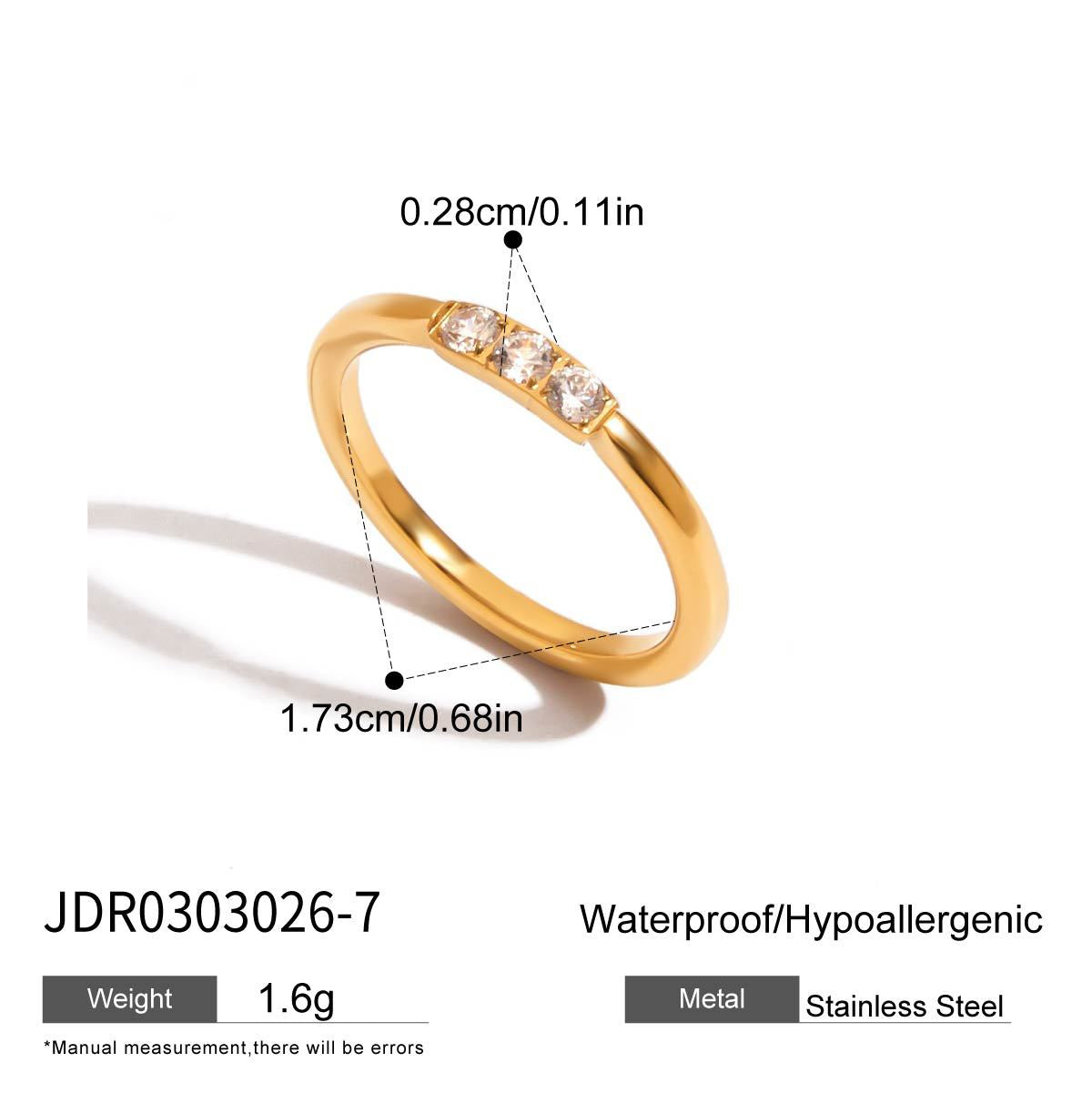 Damen Offener Ring mit funkelnden Zirkonia-Akzenten Shop Nory