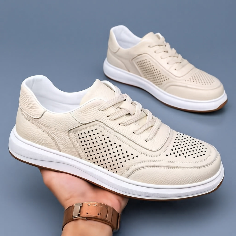 Herren Elegante und bequeme Leder Sneakers Shop Nory