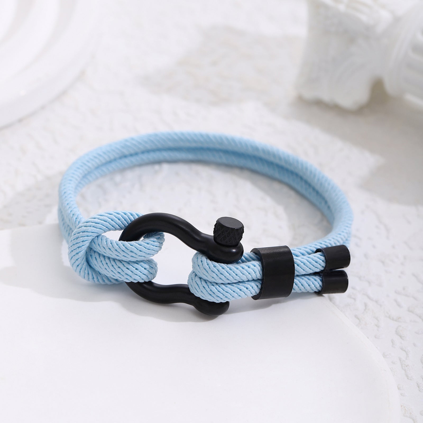Herrenarmband aus geflochtenem Paracord mit stylischem Metallverschluss Shop Nory