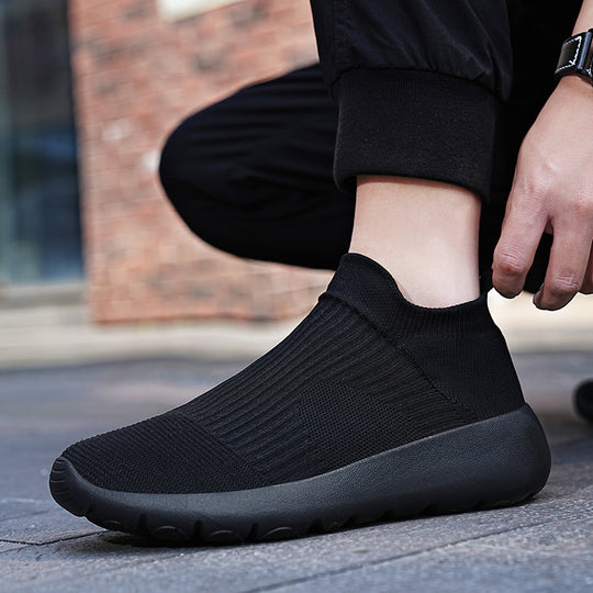 Unisex Elastischer Strick-Slipper mit nahtlosem Schaft und ergonomischer Leichtsohle Shopy Nory
