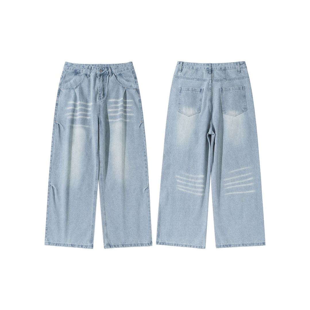 Damen Hochtaillierte weite Cropped-Jeans mit Bundfalten und Utility-Taschen Shop Nory