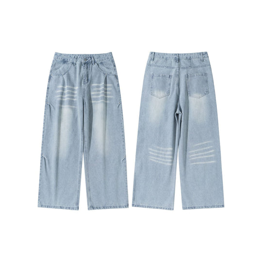 Damen Hochtaillierte weite Cropped-Jeans mit Bundfalten und Utility-Taschen Shop Nory