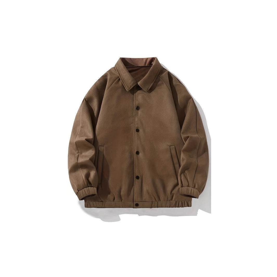Herren Oversized Coachjacke aus Mikrofaser mit Druckknopfverschluss Shop Nory