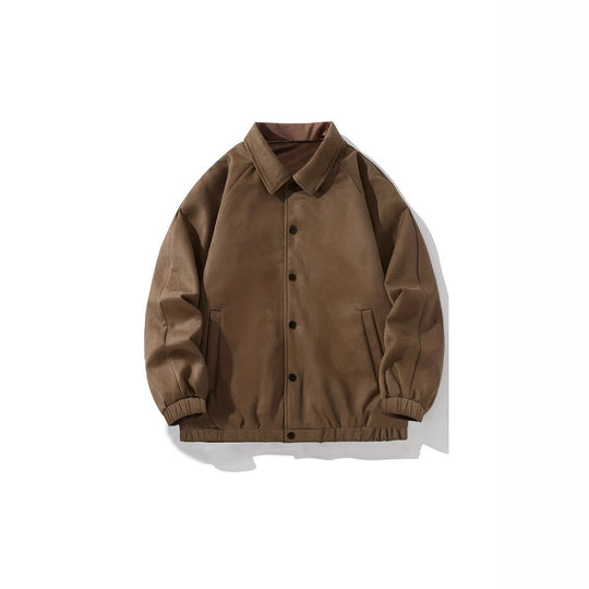 Herren Oversized Coachjacke aus Mikrofaser mit Druckknopfverschluss Shop Nory