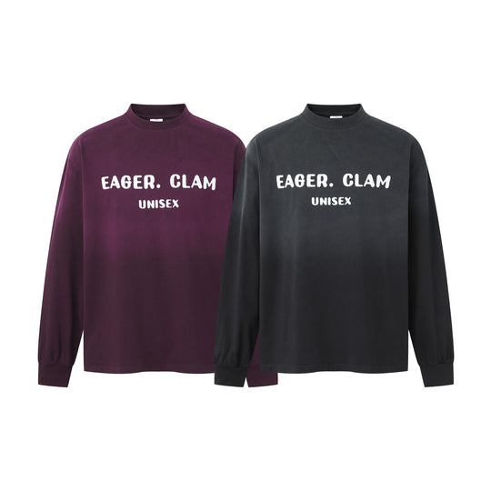Unisex Oversize-Sweatshirt mit Mockkragen und Statement-Print Shop Nory