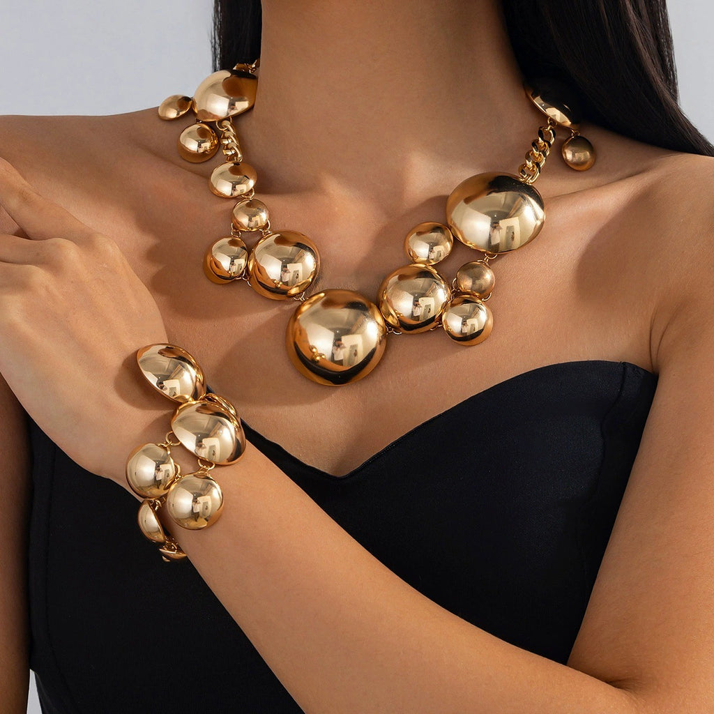 Damen Schmuckset mit skulpturalen Edelstahl-Elementen Shop Nory