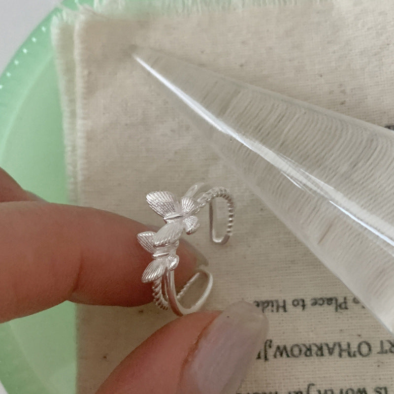 Damenring mit filigranem Schmetterlingsdesign Shop Nory