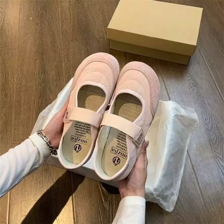 Damen Komfortable Ballerina-Schuhe mit herausnehmbarer Sohle