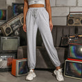 Damen lässige Sweatpants mit elastischem Bund und praktischen Taschen