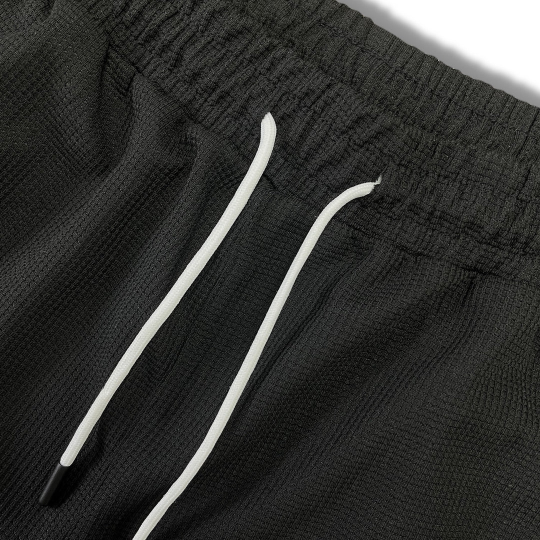 Herren Locker sitzende Waffelstrick-Jogginghose mit Tunnelzug & Eingrifftaschen Shop Nory