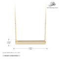 Damen Halskette mit elegantem gravierbarem Anhänger aus hochwertigem 925 Sterling Silber Shop Nory