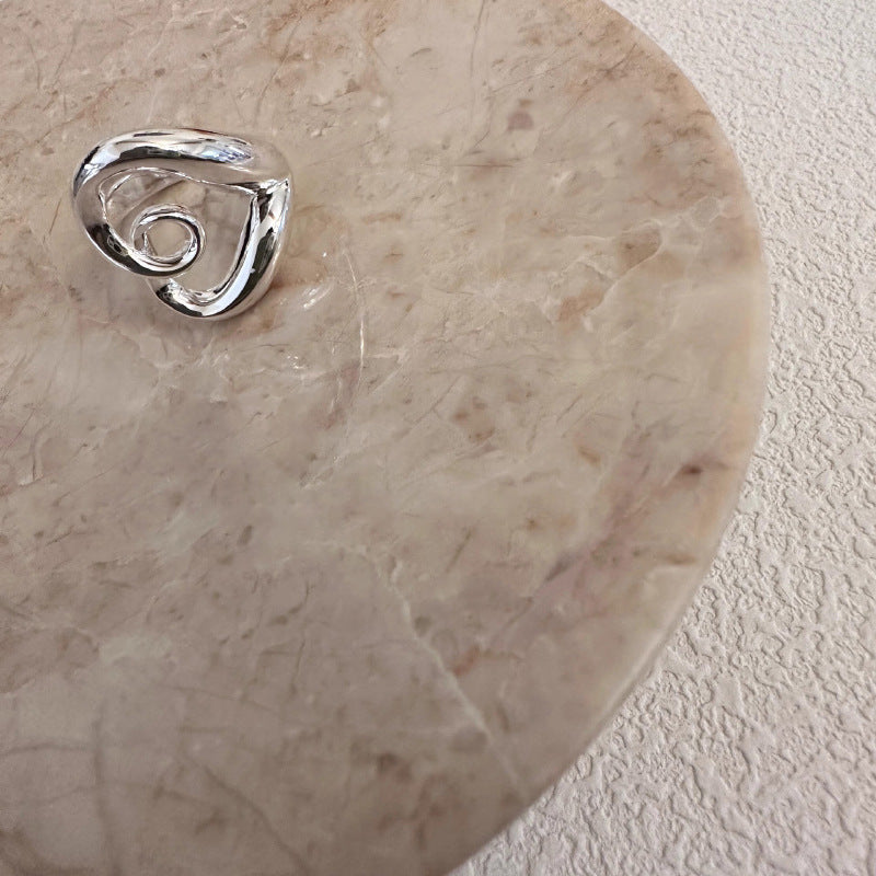 Damen Stilvoller Ring mit geschwungenem Design Shop Nory