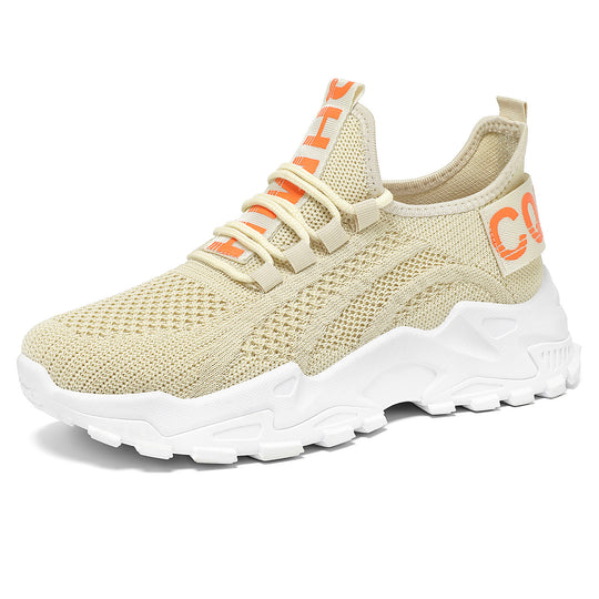Damen nan nahtloser 3D-Strick Slip-On Sneaker mit elastischem Schlupfschaft, gepolsterter Fersenlasche und griffiger Hybridprofilsohle Shop Nory