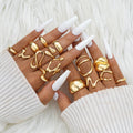 Damen kreatives Ring-Set mit skulpturalen Designs Shop Nory