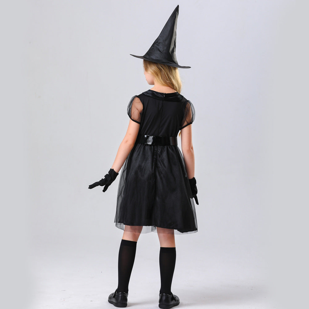 Mädchen Hexenkostüm mit Tüllrock und Zubehör Shop Nory