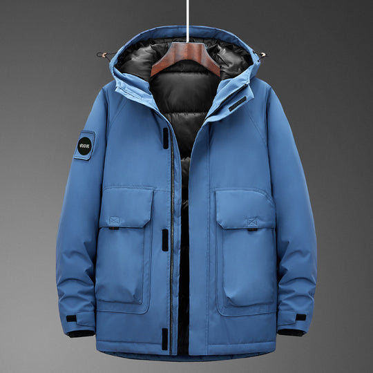 Herren Technischer Parka mit wasserdichter Softshell-Außenhülle und gesteppter Thermoisolierung Shop Nory