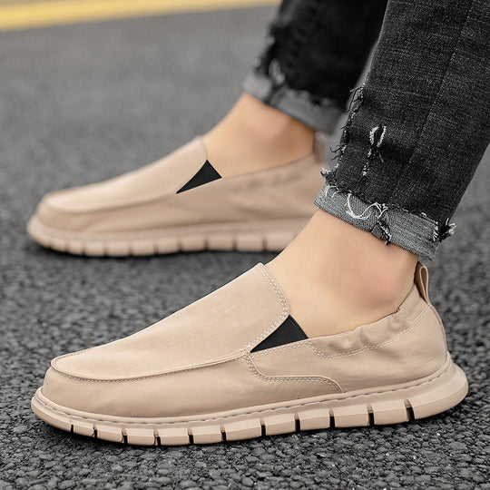 Herren Slipper-Sneaker im Mokassin-Stil mit elastischem Einstieg und segmentierter Komfortsohle Shopy Nory