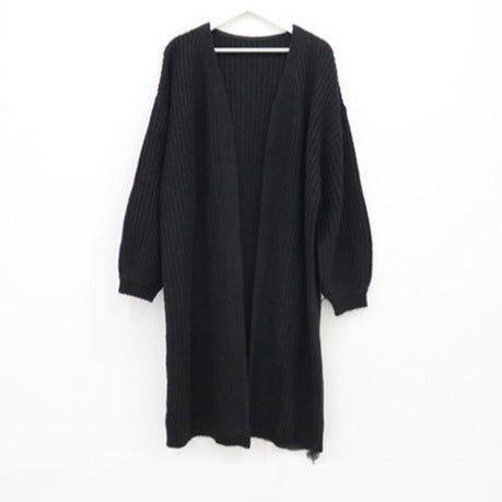 Damen Grobstrick Cardigan mit offenem Schnitt