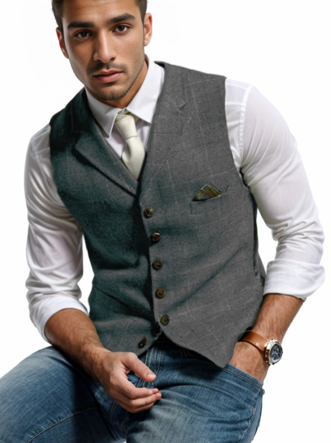 Herren elegante Weste im modernen Stil