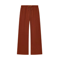 Orange-Rot, geraffte Hose