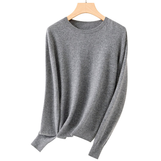 Damen Feiner Rundhals-Feinstrickpullover mit leichter Oversize-Passform Shop Nory