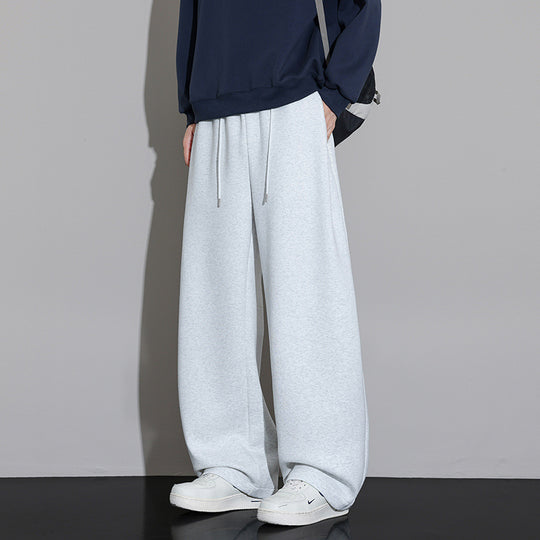 Herren Weit geschnittene Jogginghose mit Tunnelzug und fließendem Jersey-Qualität Shop Nory