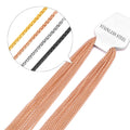 Damen Edelstahl Kette mit verschiedenen Oberflächenstrukturen Shop Nory