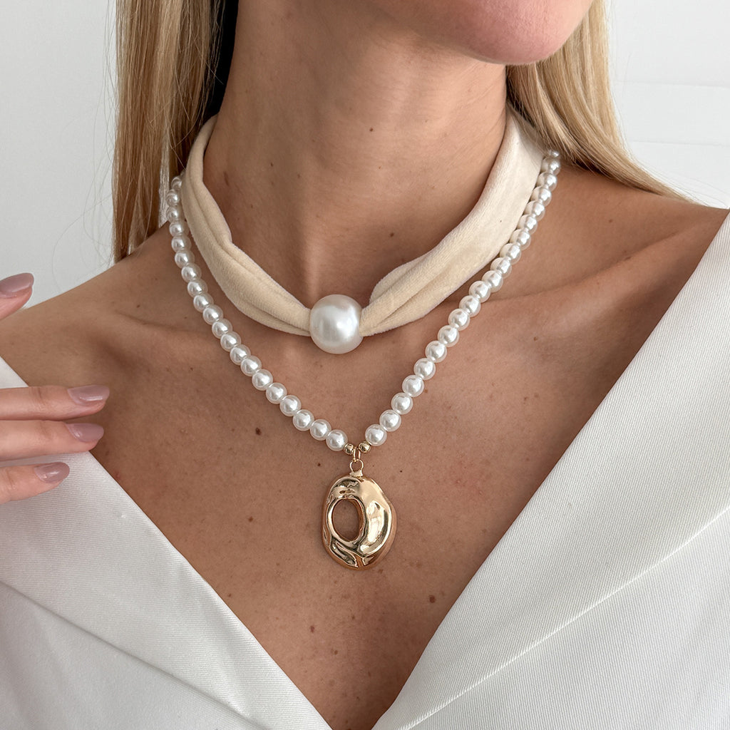 Damen Halskette mit herzförmigem Anhänger Shop Nory