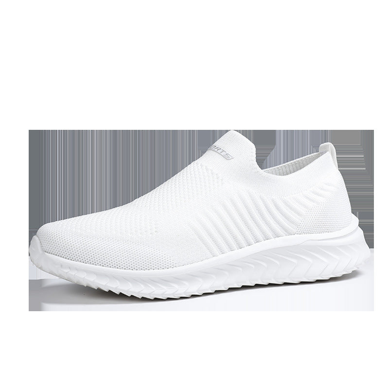 Damen Atmungsaktive Slip-On Sneakers mit elastischem Strick-Obermaterial