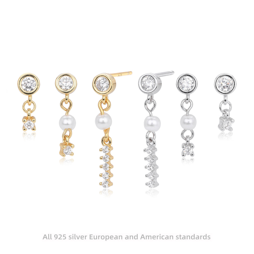 Damen Ohrhänger mit bezauberndem Bären-Anhänger und hochwertigem Zirkonbesatz Shop Nory