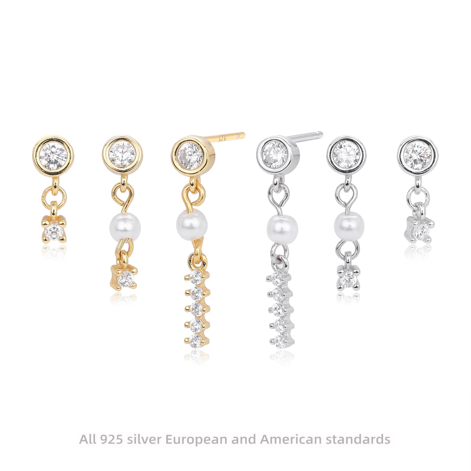 Damen Ohrhänger mit bezauberndem Bären-Anhänger und hochwertigem Zirkonbesatz Shop Nory