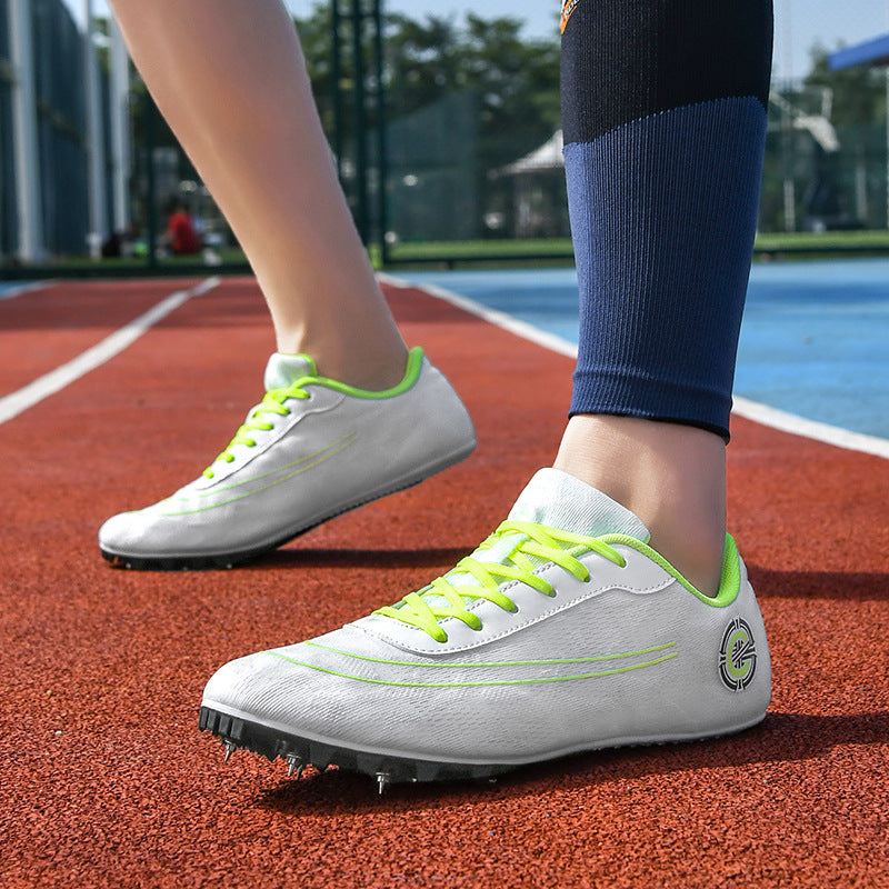 Damen Hochgeschwindigkeits-Leichtathletikschuhe mit optimiertem Spike-Design