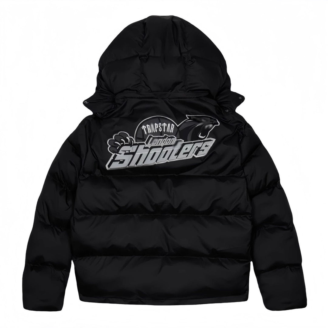 Herren Trendige Daunenjacke mit Kapuze