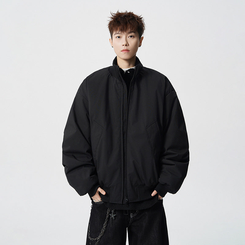 Herren Oversized Bomberjacke mit wattierter Füllung und geripptem Saum Shop Nory