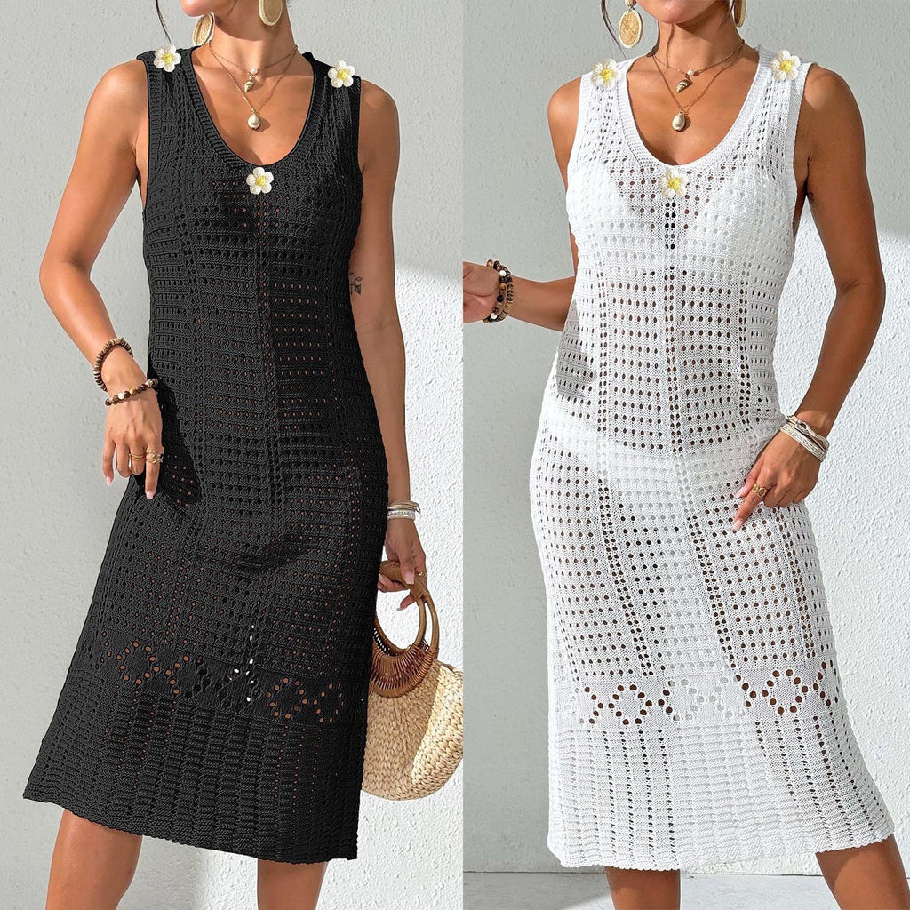 Damen gehäkeltes Freizeitkleid