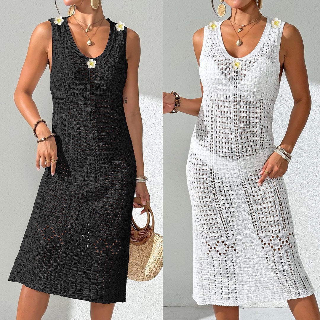 Damen gehäkeltes Freizeitkleid