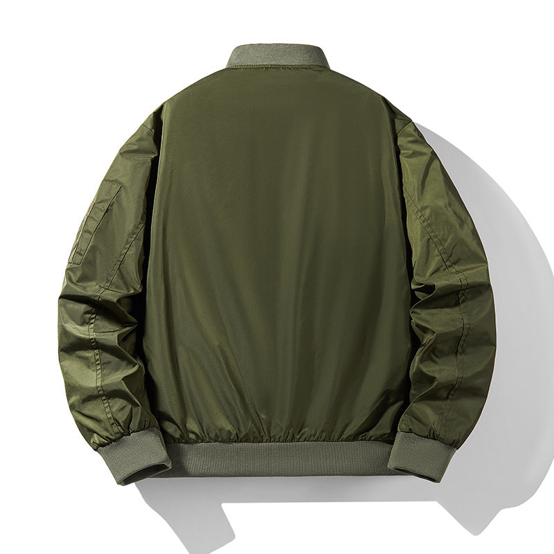 Herren Aviator-Bomberjacke mit Thermo‑Wattierung, Ärmeltasche und gerippten Abschlüssen Shop Nory