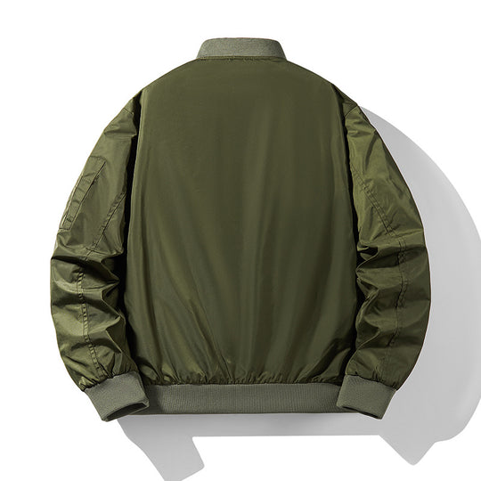 Herren Aviator-Bomberjacke mit Thermo‑Wattierung, Ärmeltasche und gerippten Abschlüssen Shop Nory