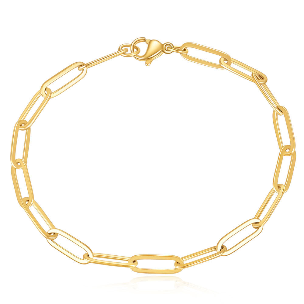 Damen Armband aus Edelstahl im modernen Gliederdesign Shop Nory