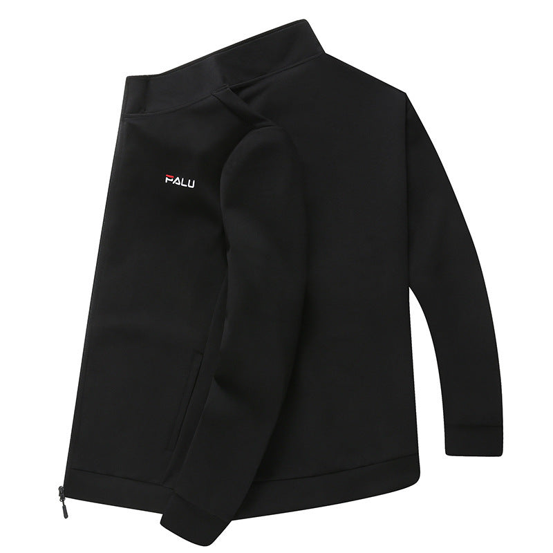 Herren Softshell-Trainingsjacke mit Stehkragen und durchgehendem Reißverschluss Shop Nory