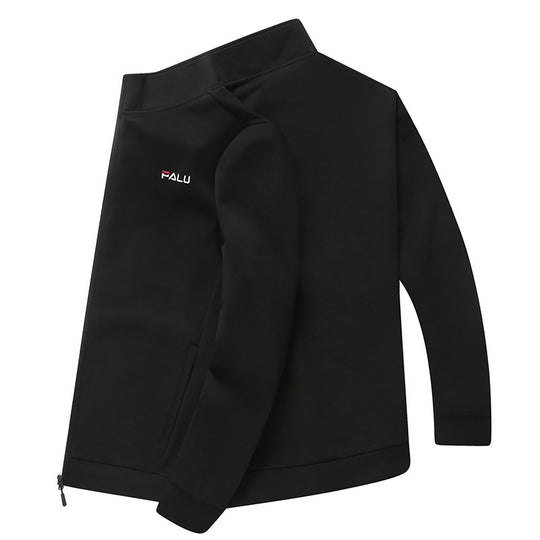 Herren Softshell-Trainingsjacke mit Stehkragen und durchgehendem Reißverschluss Shop Nory