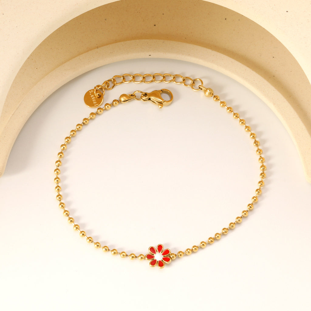 Damen Armband mit floralem Design und doppeltem Verstellmechanismus Shop Nory